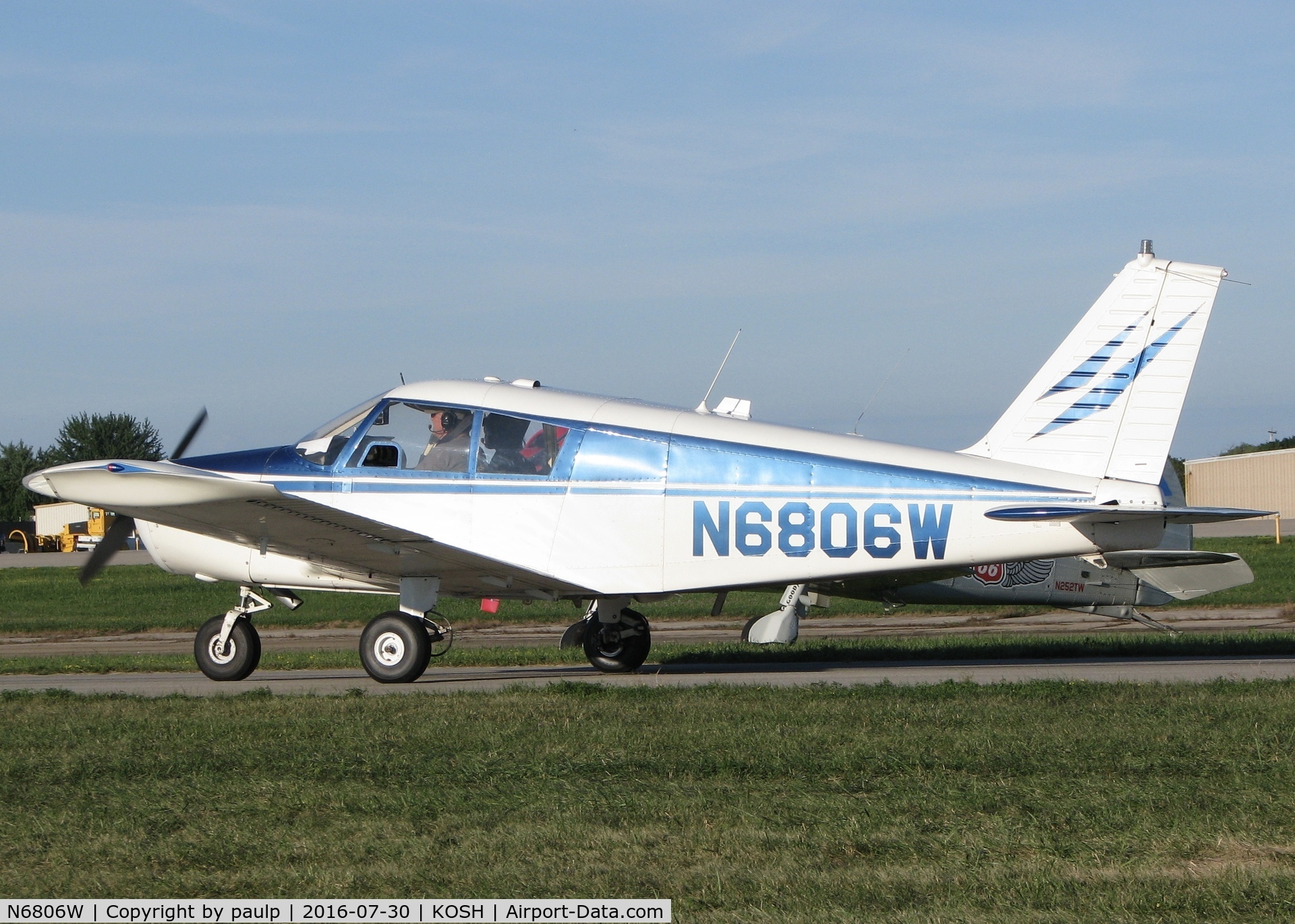 N6806W, 1965 Piper PA-28-140 Cherokee C/N 28-20941, At AirVenture 2016.