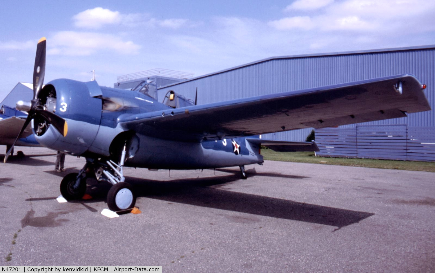 N47201, 1944 General Motors (Grumman) FM-2 Wildcat C/N 3268, At Planes of Fame East, Eden Prairie.