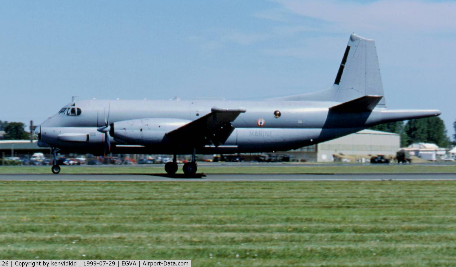 26, Dassault ATL-2 Atlantique 2 C/N 26, Arriving at the 1999 RIAT.