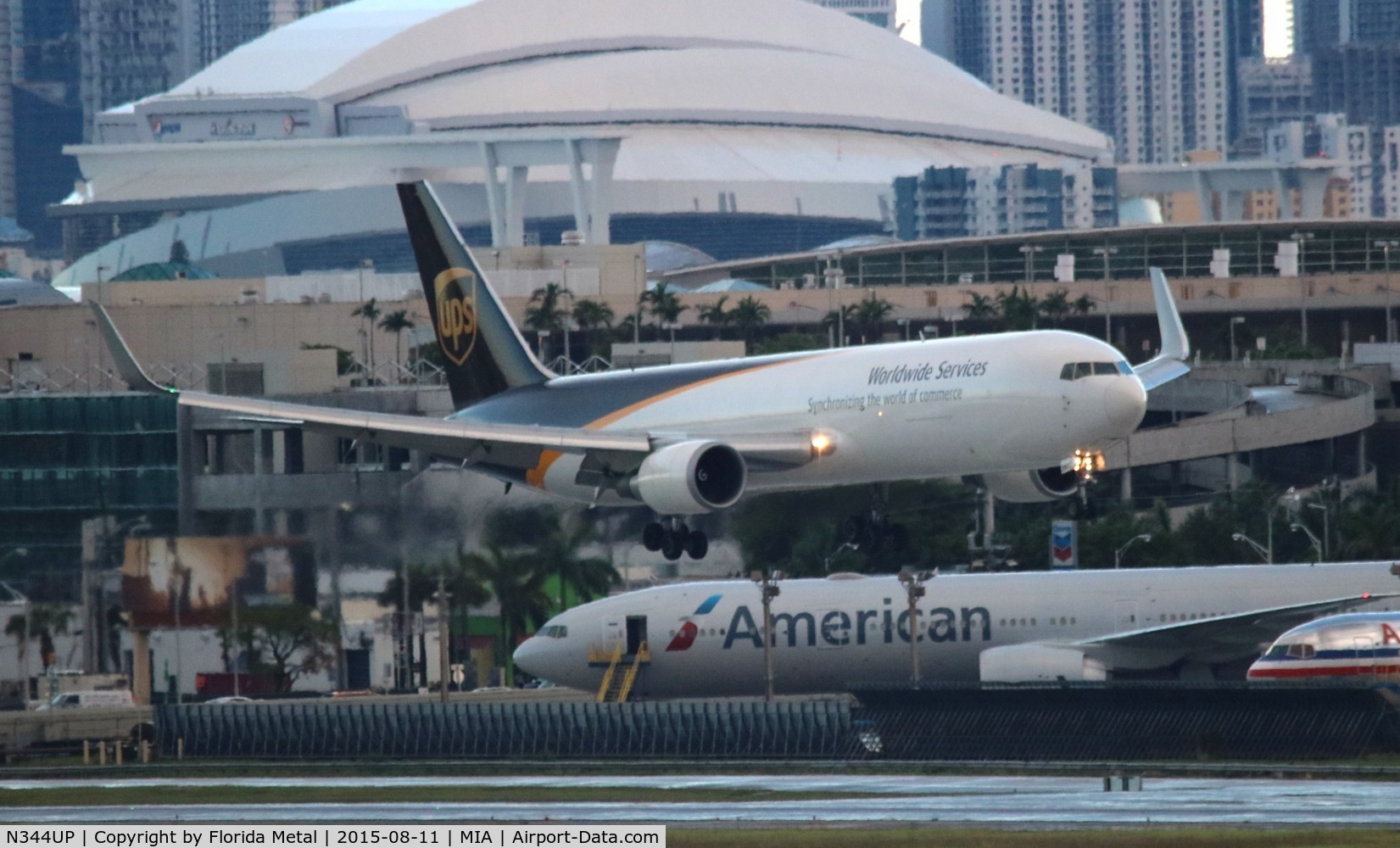 N344UP, 2011 Boeing 767-34AF C/N 37866, UPS 767-300