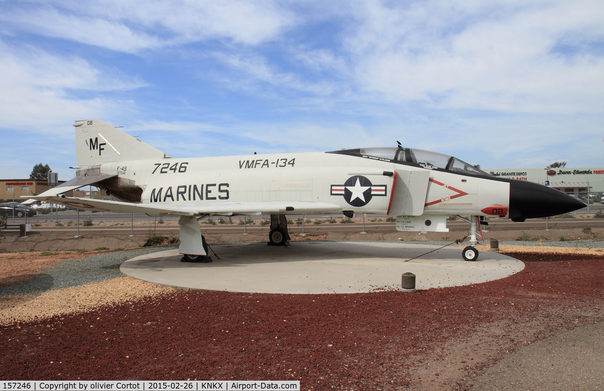 157246, McDonnell F-4J Phantom II C/N 3615, new place in the museum