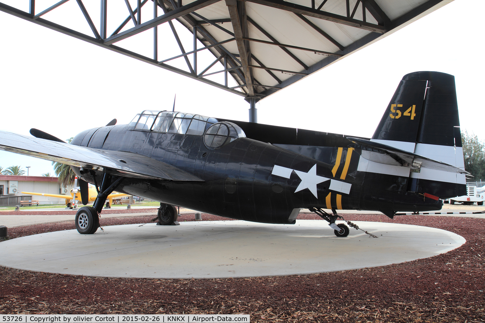 53726, 1944 Grumman TBM-3E Avenger C/N 3788, Miramar museum