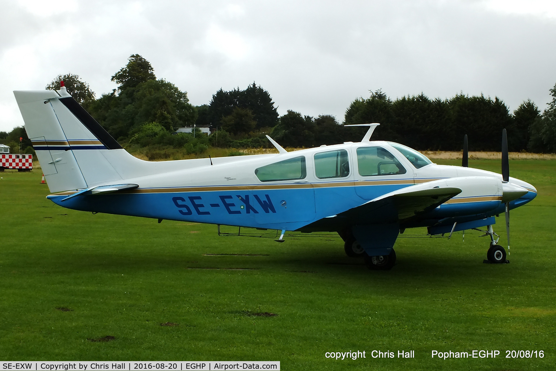 SE-EXW, 1968 Beech 95-B55 Baron Baron C/N TC-1073, at Popham