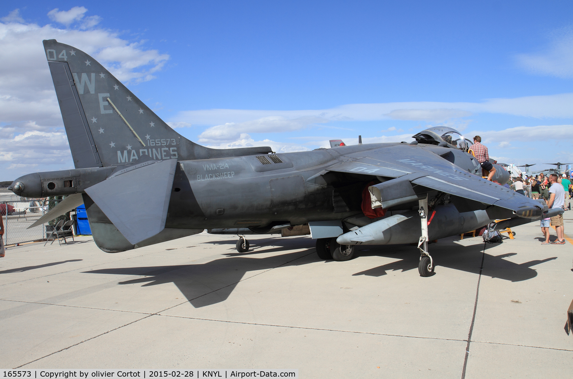 165573, McDonnell Douglas AV-8B+(R) Harrier II C/N 310, yuma airshow