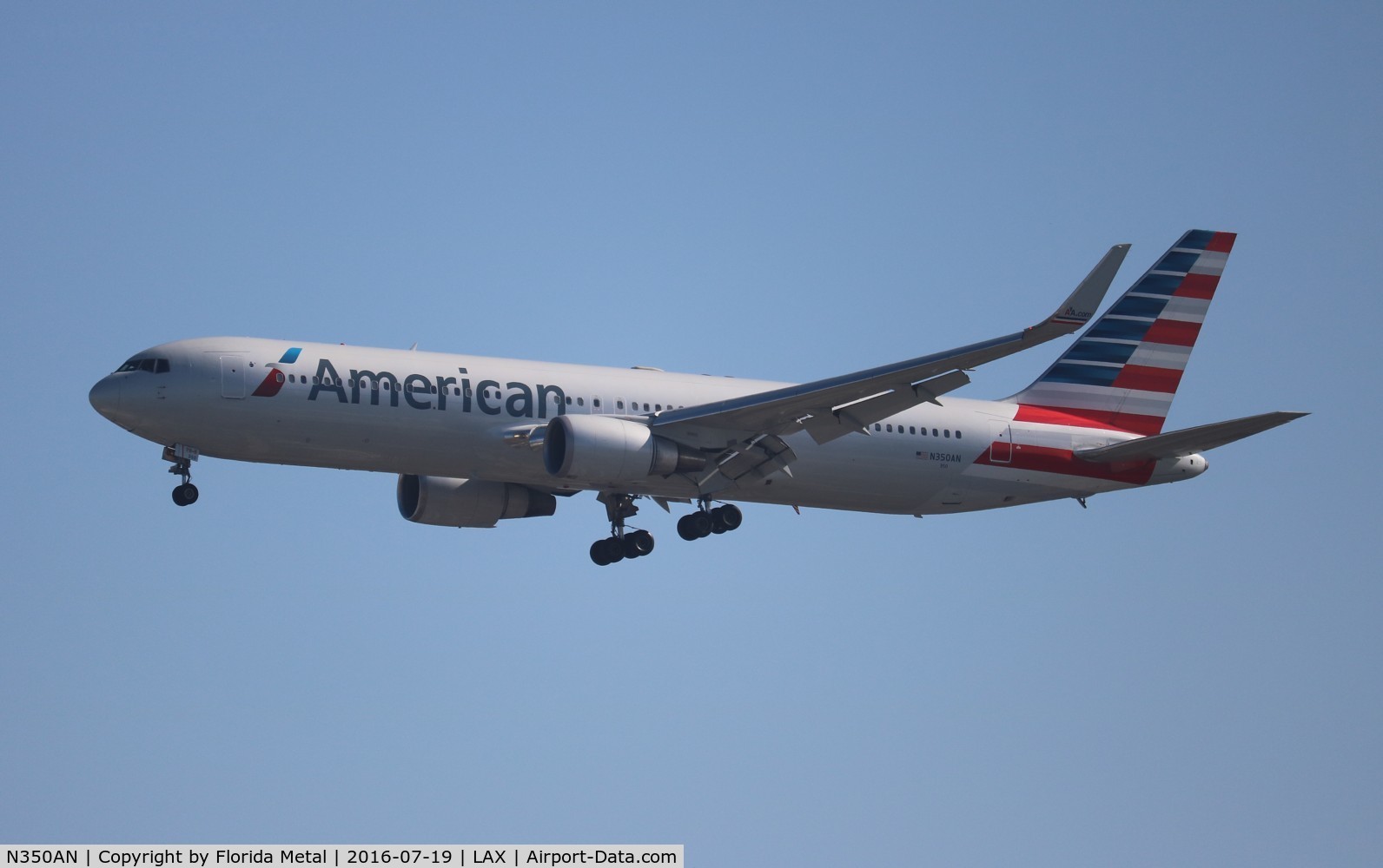 N350AN, 2003 Boeing 767-323/ER C/N 33089, American