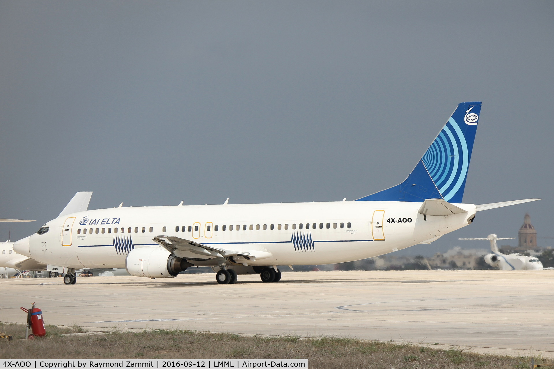 4X-AOO, 1991 Boeing 737-4Q8 C/N 24707, B737-400 4X-AOO IAI Elta Electronics