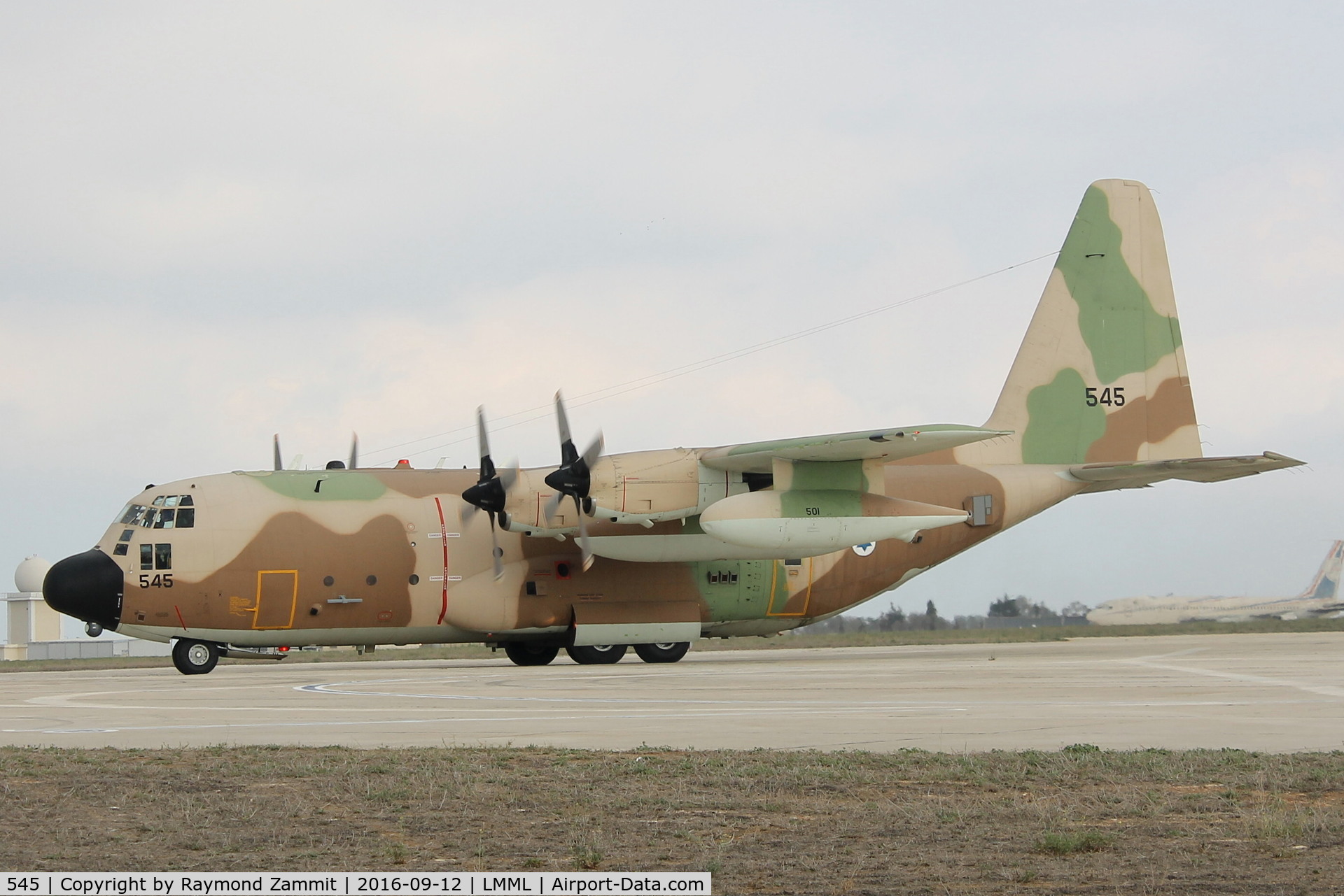 545, 1975 Lockheed KC-130H Karnaf Hercules C/N 382-4664, Lockheed KC130H Karnaf Hercules 545 Israel Air Force