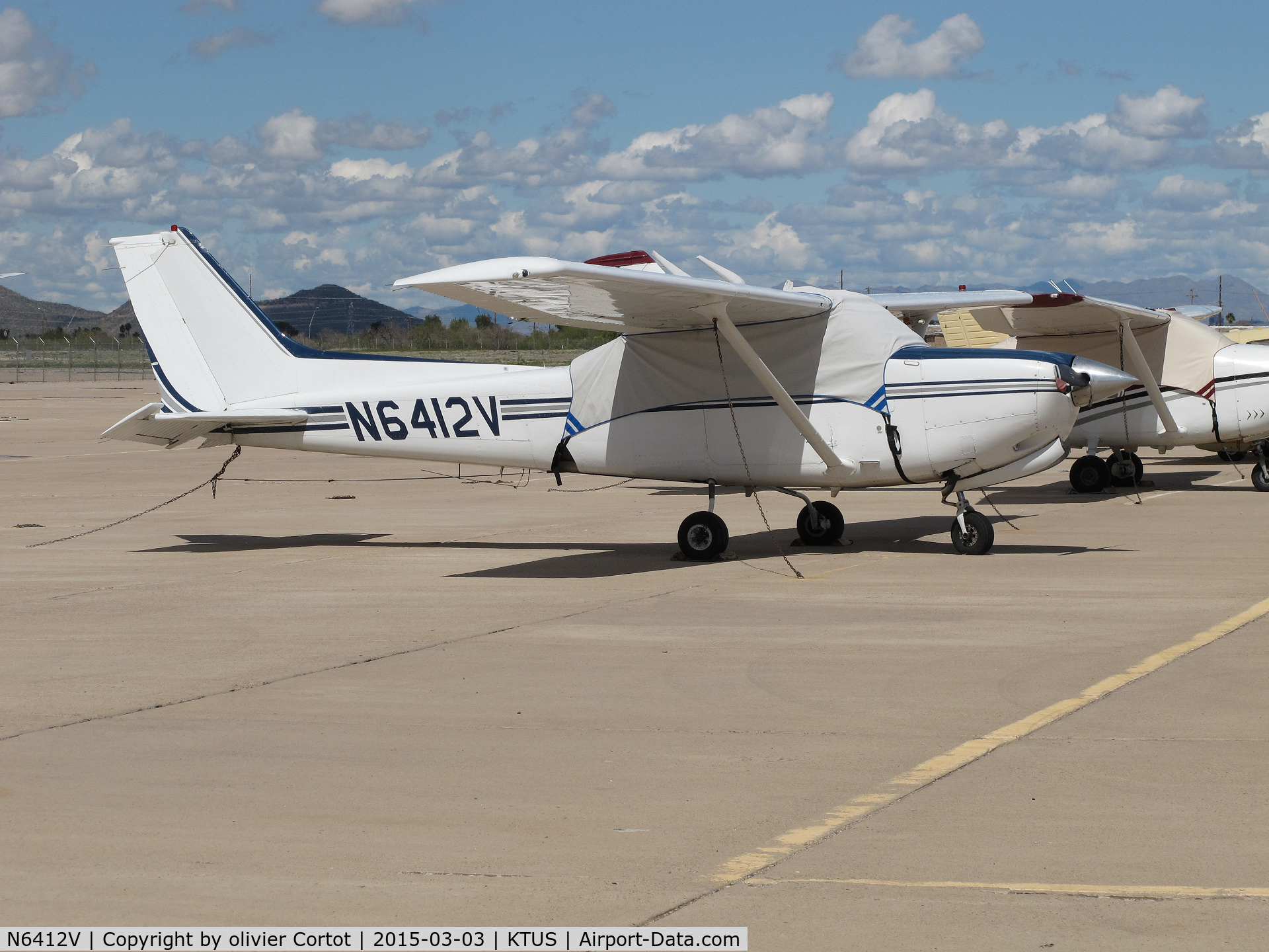 N6412V, 1980 Cessna 172RG Cutlass RG C/N 172RG0674, Tucson airport