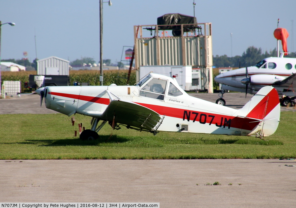 N707JM, 1975 Piper PA-25-260 C/N 25-7556225, N707JM Pa25 Pawnee c/n 25-7556225 at Hillsboro, North Dakota