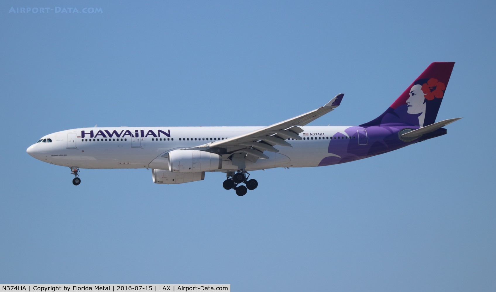 N374HA, 2014 Airbus A330-243 C/N 1565, Hawaiian