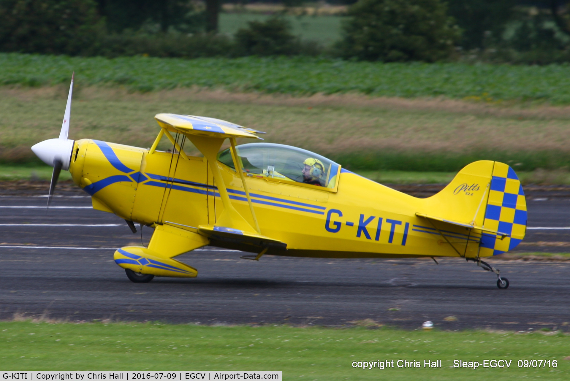 G-KITI, 1982 Pitts S-2E Special C/N 002, at Sleap