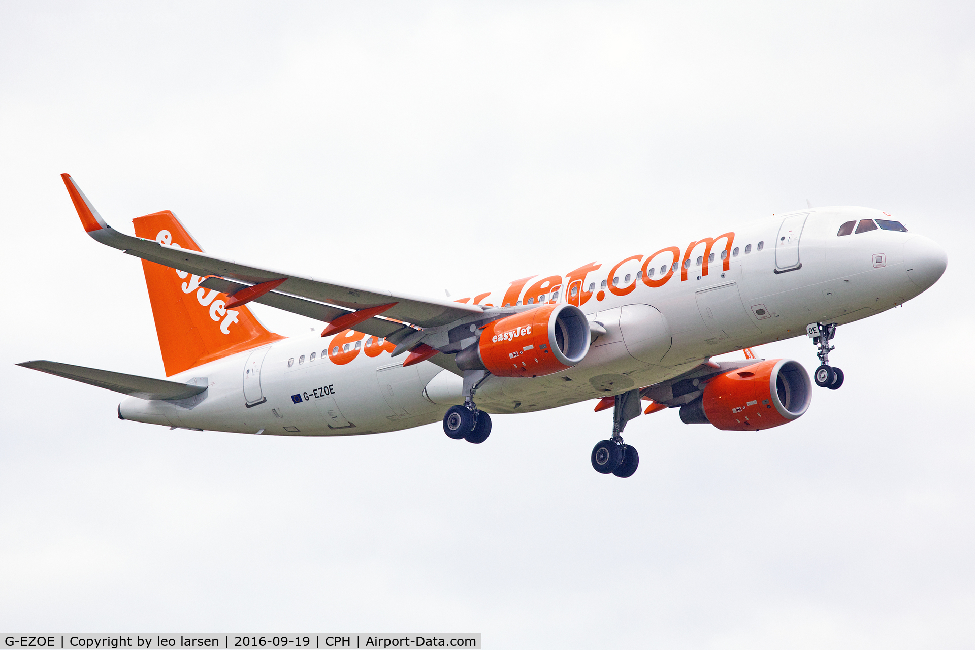 G-EZOE, 2015 Airbus A320-214 C/N 6509, Copenhagen 19.9.16