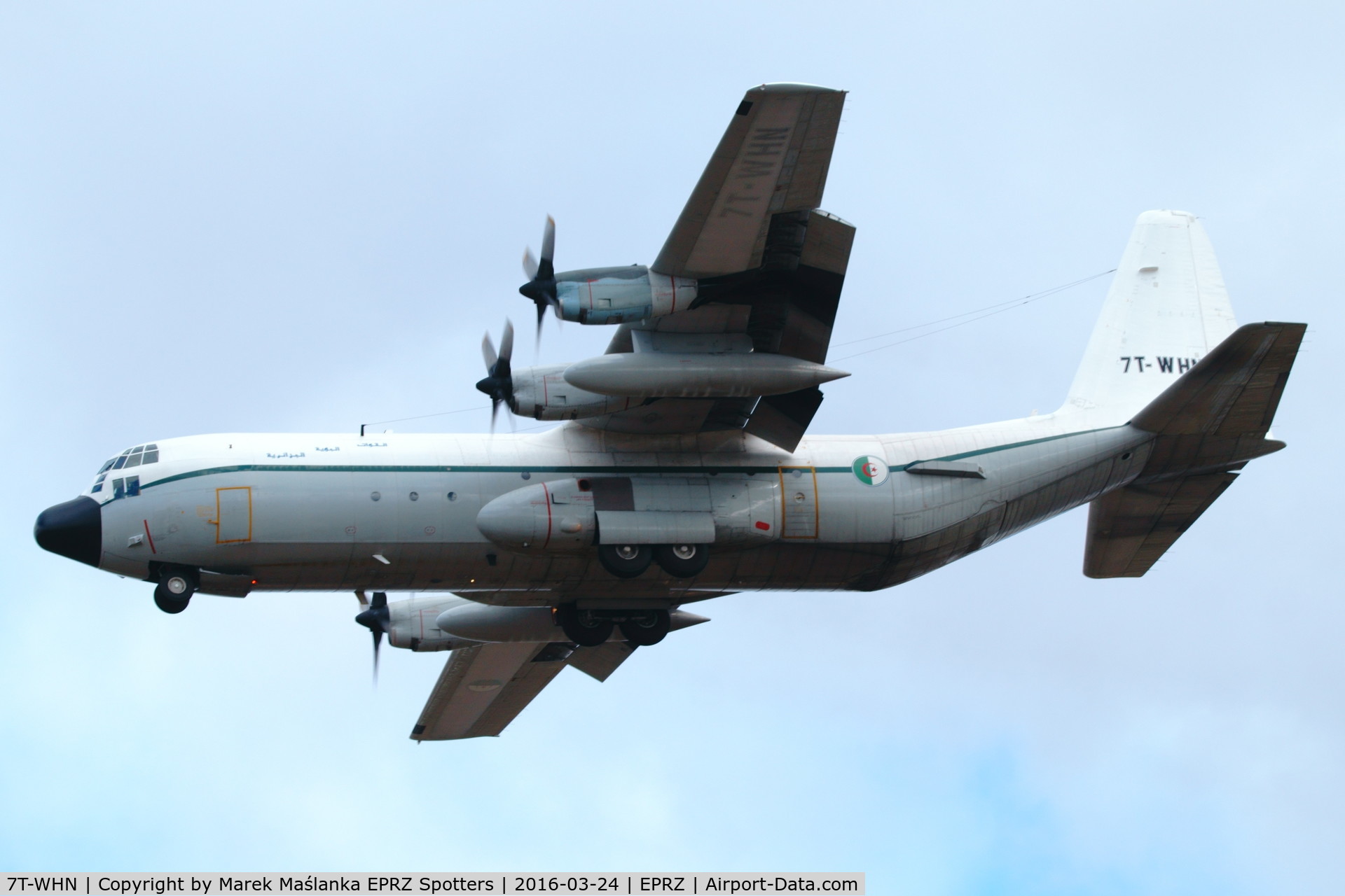 7T-WHN, 1981 Lockheed C-130H Hercules C/N 382-4894, 7T-WHN Lokheed C-130H-30 Hercules, Algerian Air Force