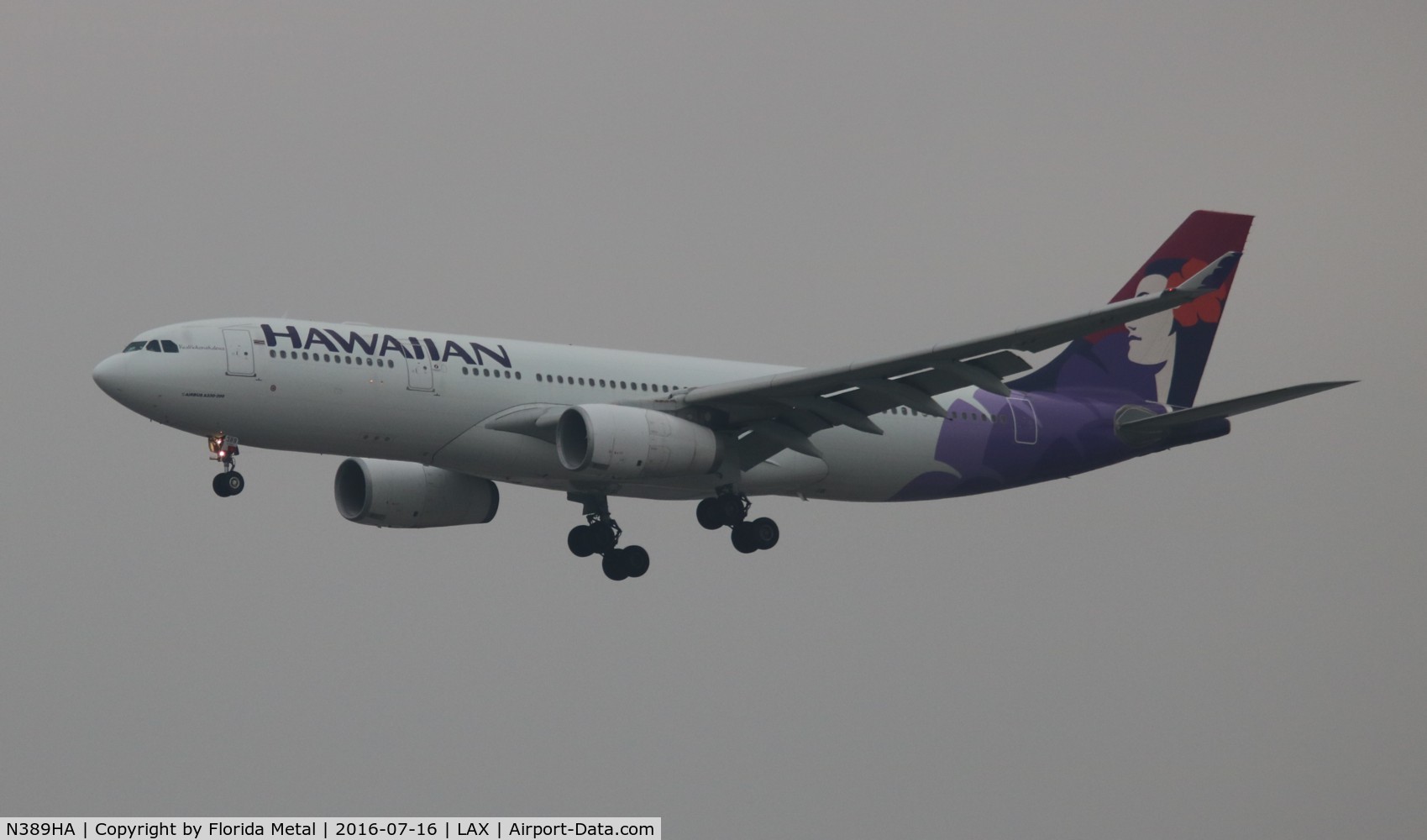 N389HA, 2012 Airbus A330-243 C/N 1316, Hawaiian