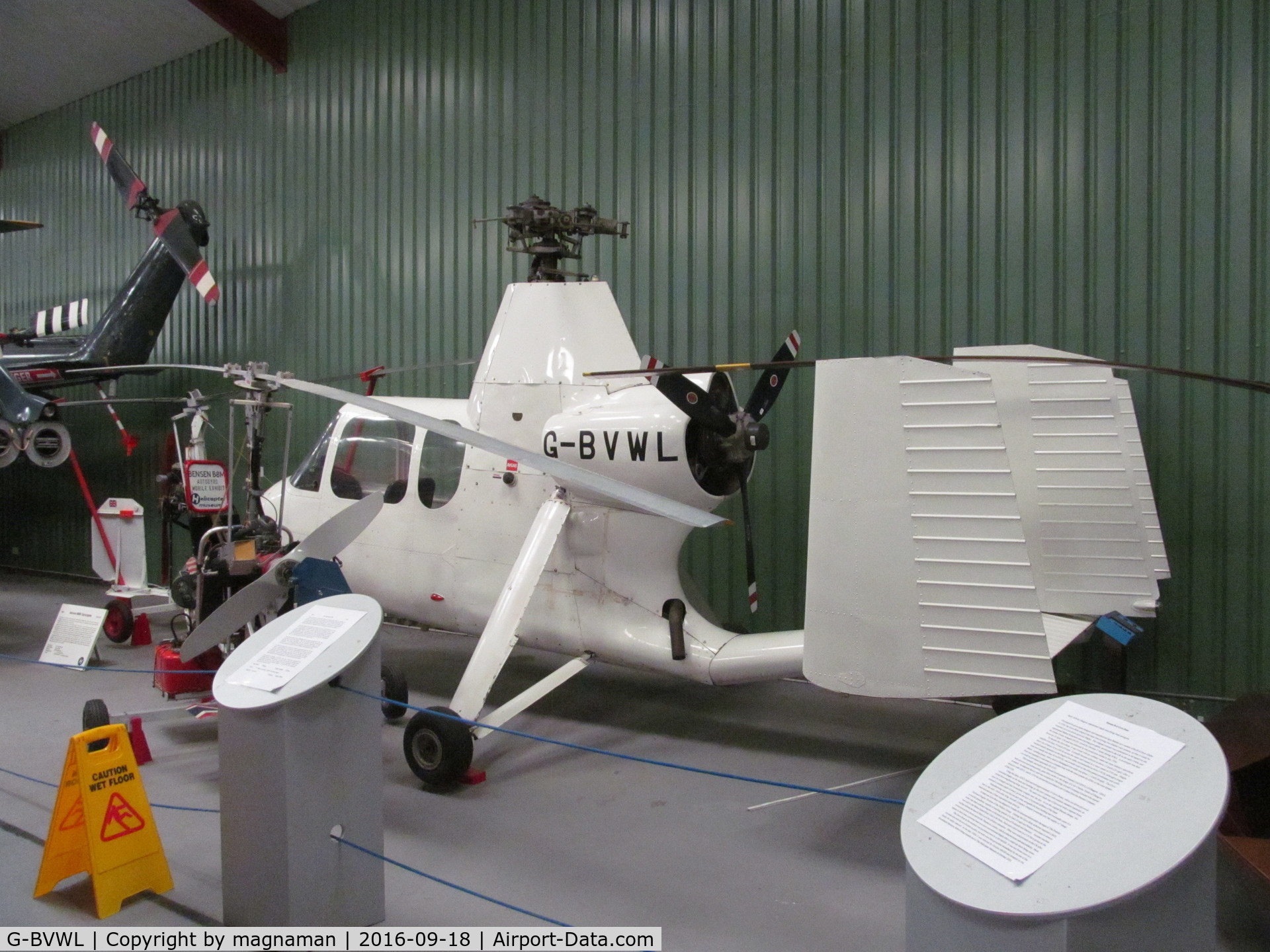 G-BVWL, 1966 Air & Space America Inc 18A C/N 18-63,  At The Helicopter Museum, Weston-super-Mare, UK.