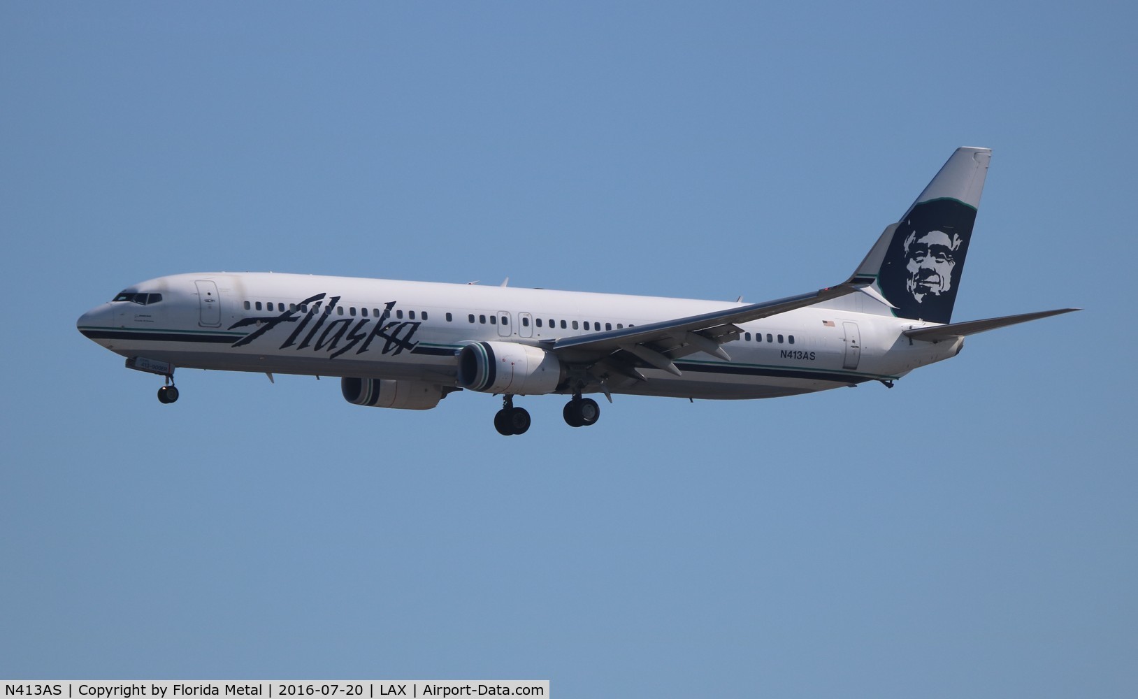 N413AS, 2013 Boeing 737-900/ER C/N 35205, Alaska