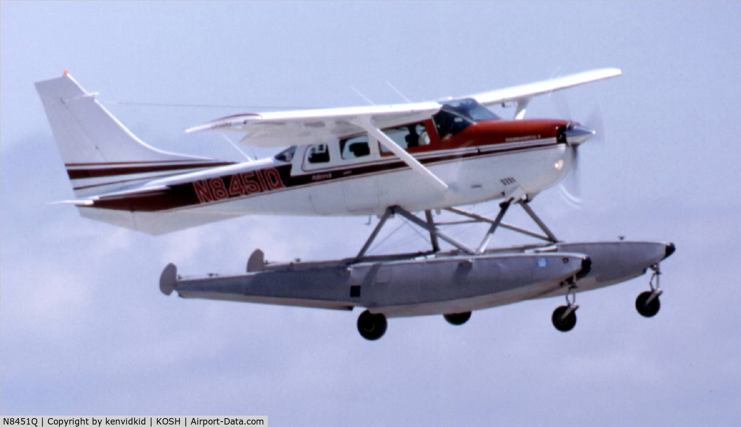 N8451Q, 1976 Cessna U206F Stationair C/N U20603309, At Air Adventure 1993 Oshkosh.