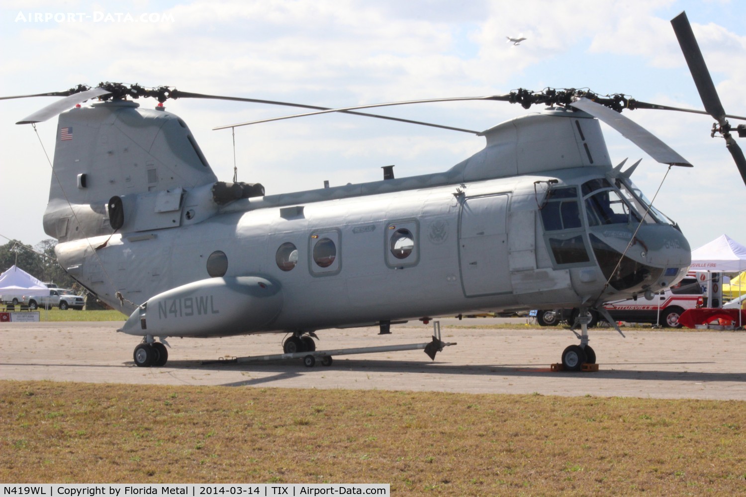 N419WL, Boeing Vertol CH-46F Sea Knight C/N 2489, CH-46F