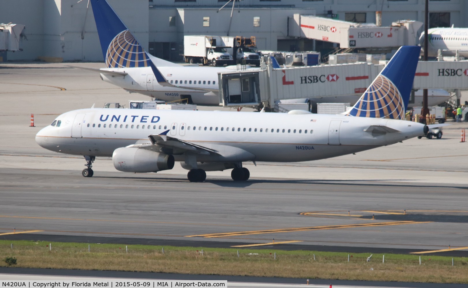 N420UA, 1994 Airbus A320-232 C/N 489, United