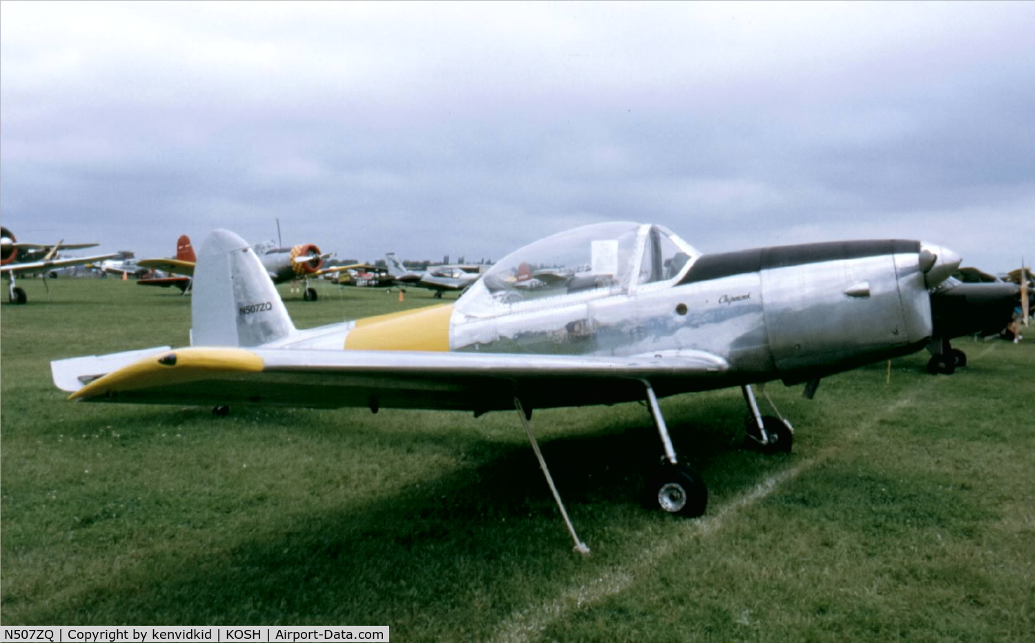 N507ZQ, 1950 De Havilland Canada DHC-1B-2-3S Chipmunk T. Mk 2 C/N 131-169, At Air Adventure 1993 Oshkosh.