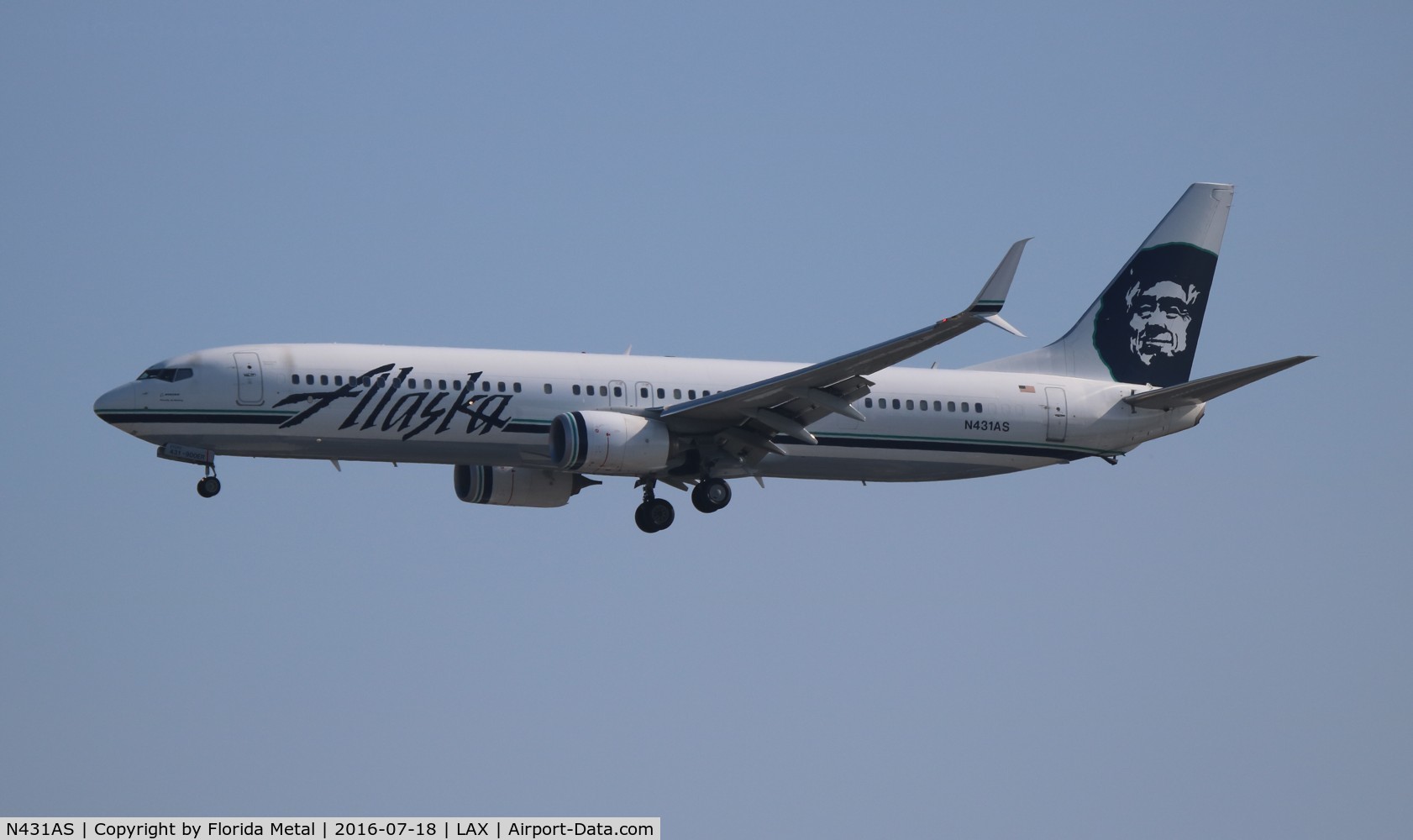 N431AS, 2013 Boeing 737-990/ER C/N 43255, Alaska