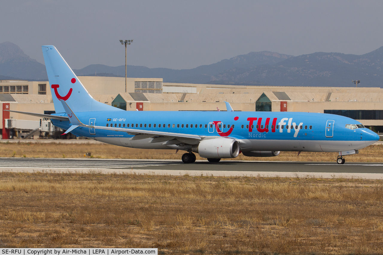 SE-RFU, 2011 Boeing 737-8K5 C/N 37259, TUIfly Nordic