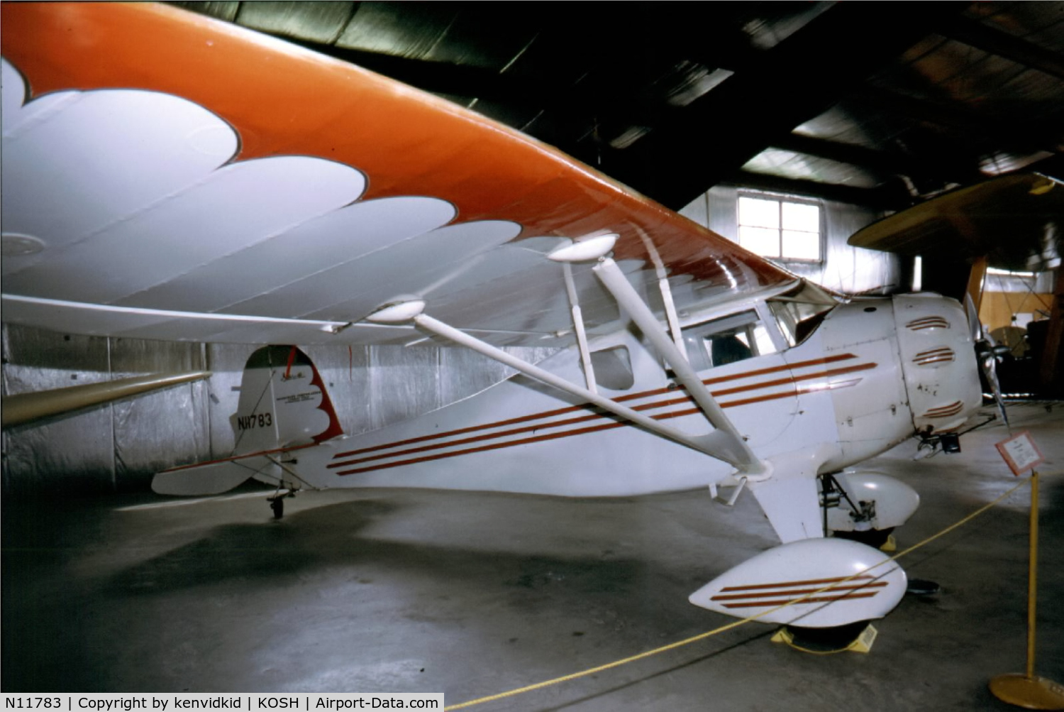 N11783, 1935 Monocoupe 90A C/N A708, At Air Adventure 1993 Oshkosh.