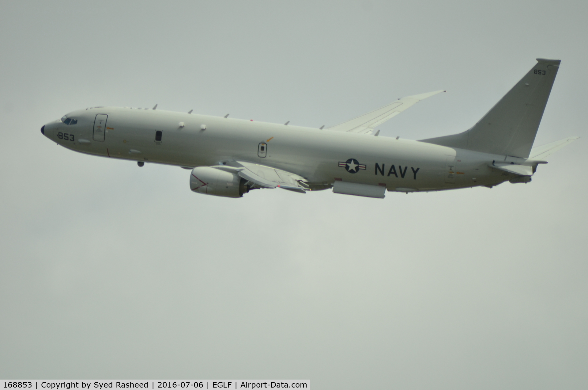 168853, 2015 Boeing P-8A Poseidon C/N 44145, 168853