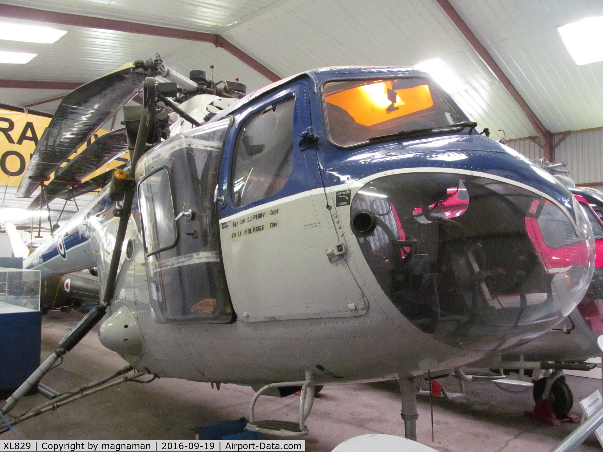 XL829, 1957 Bristol 171 Sycamore HR.14 C/N 13474, nice old chopper
