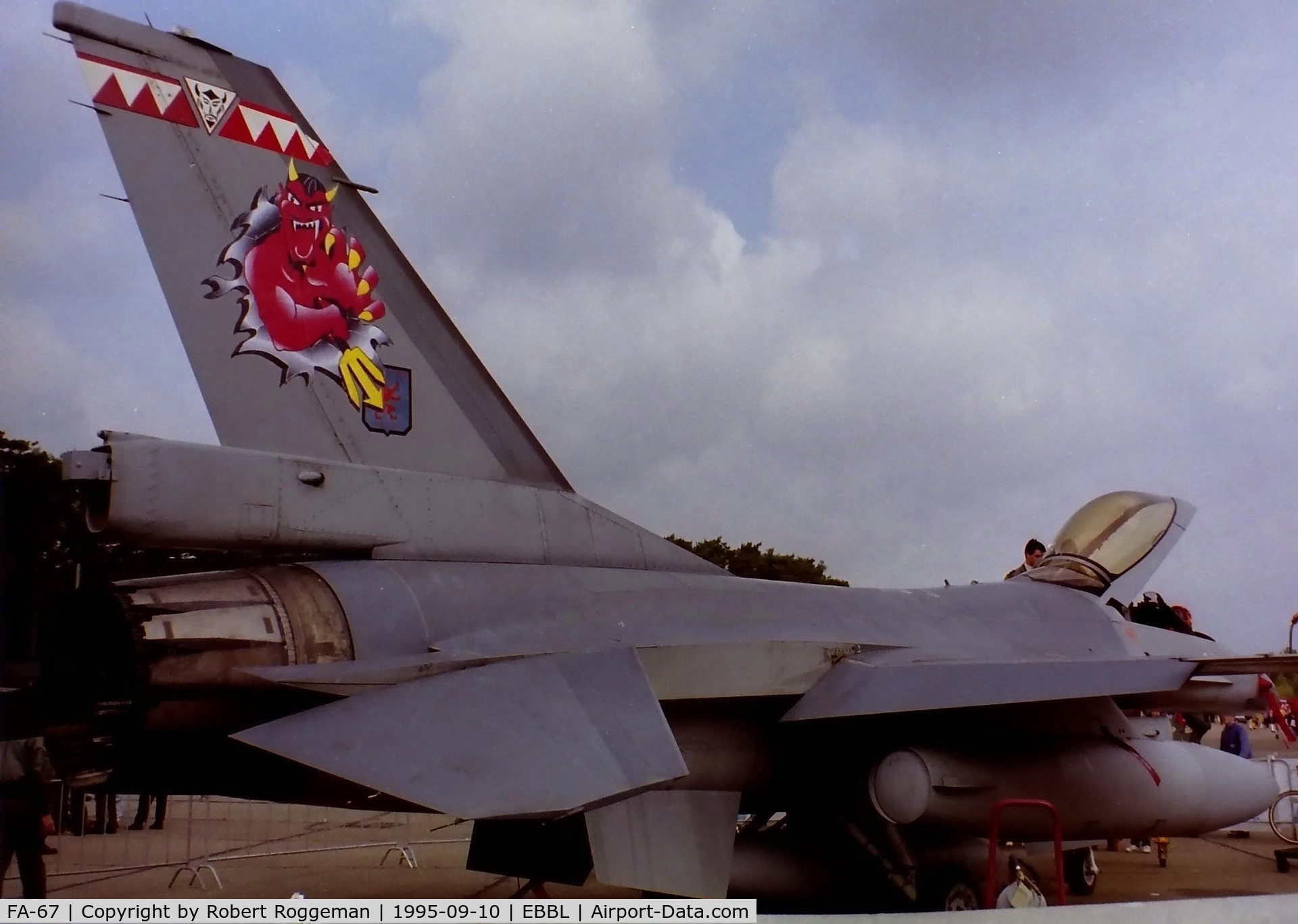 FA-67, 1980 SABCA F-16AM Fighting Falcon C/N 6H-67, F-16A.SPECIAL PAINT 23 SQN.