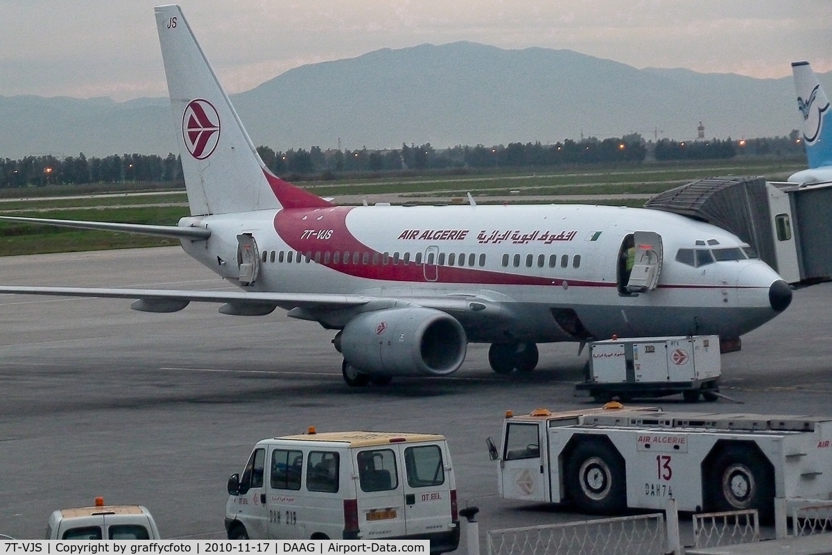 7T-VJS, 2002 Boeing 737-6D6 C/N 30210, From terminal Algiers