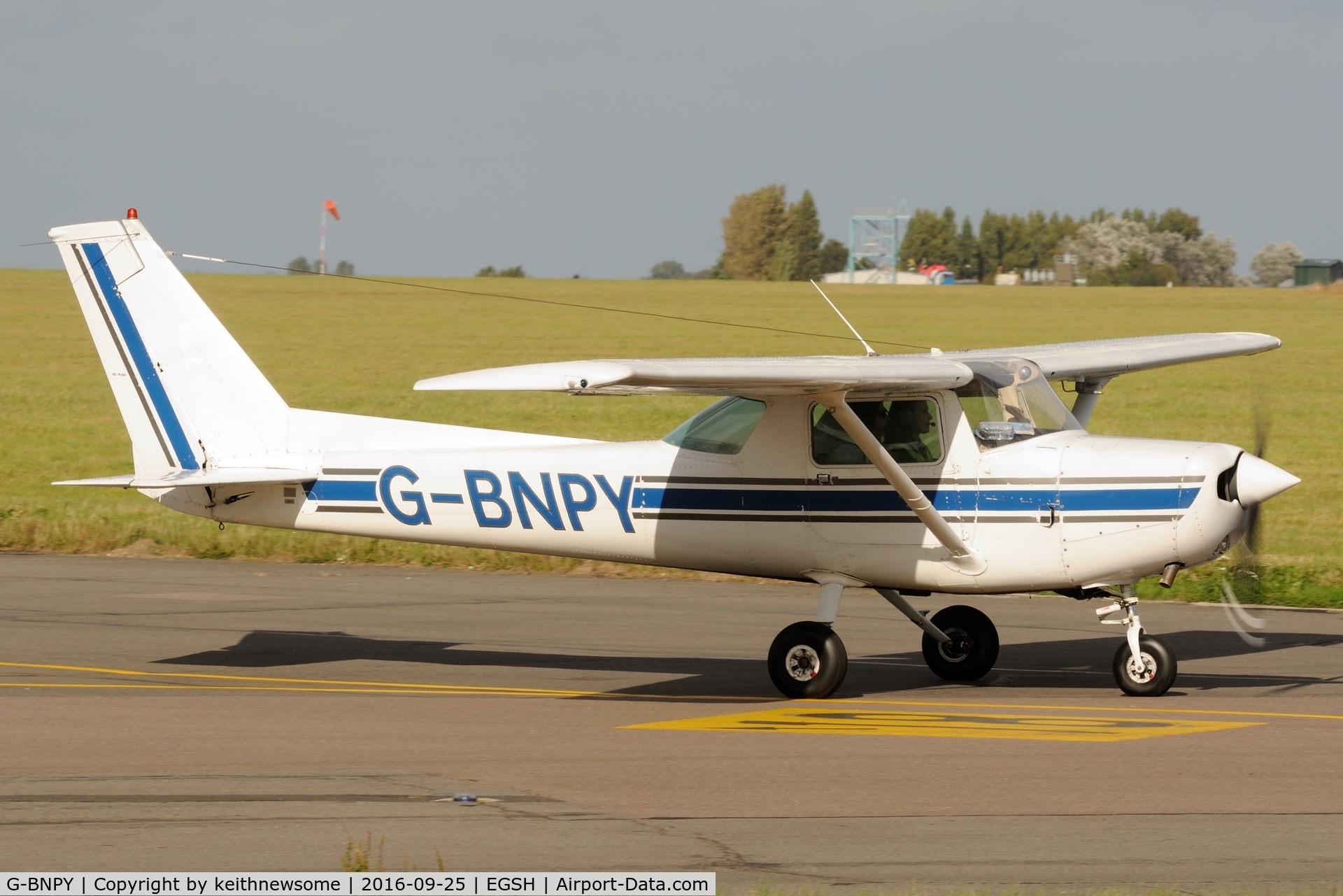 G-BNPY, 1977 Cessna 152 C/N 152-80249, Nice Visitor.
