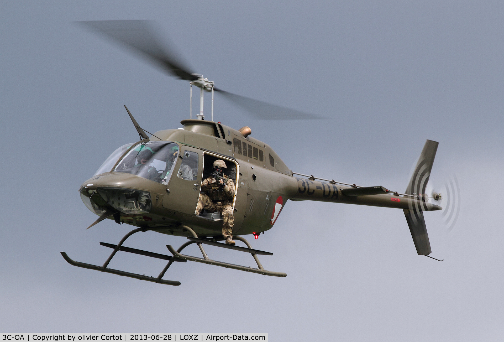 3C-OA, Bell OH-58B Kiowa C/N 42239, Airpower 2013