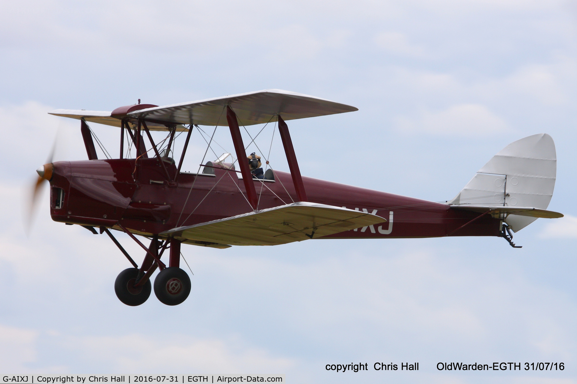 G-AIXJ, 1942 De Havilland DH-82A Tiger Moth II C/N 85434, 