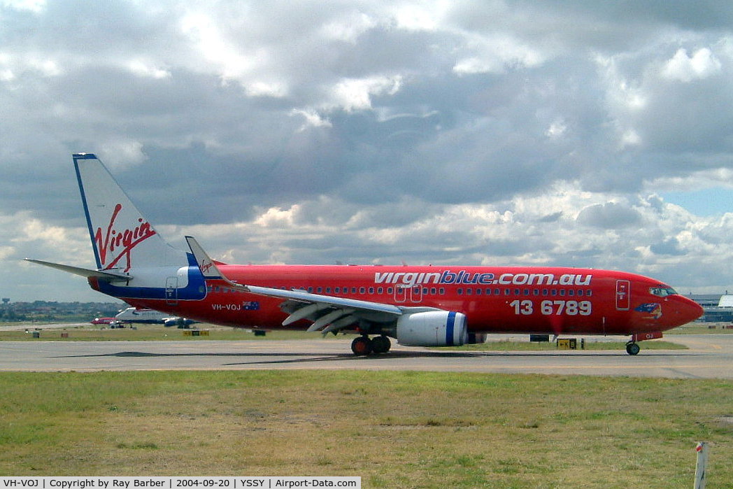 VH-VOJ, Boeing 737-81Q C/N 30787, Boeing 737-81Q [30787] (Virgin Blue) Sydney-Kingsford Smith Int'l~VH 20/09/2004