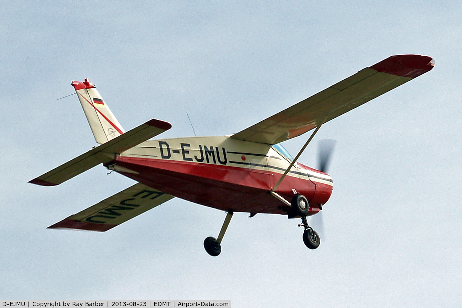 D-EJMU, 1965 Bolkow Bo-208C Junior C/N 585, Bolkow Bo.208C Junior [585] Tannheim~D 23/08/2013