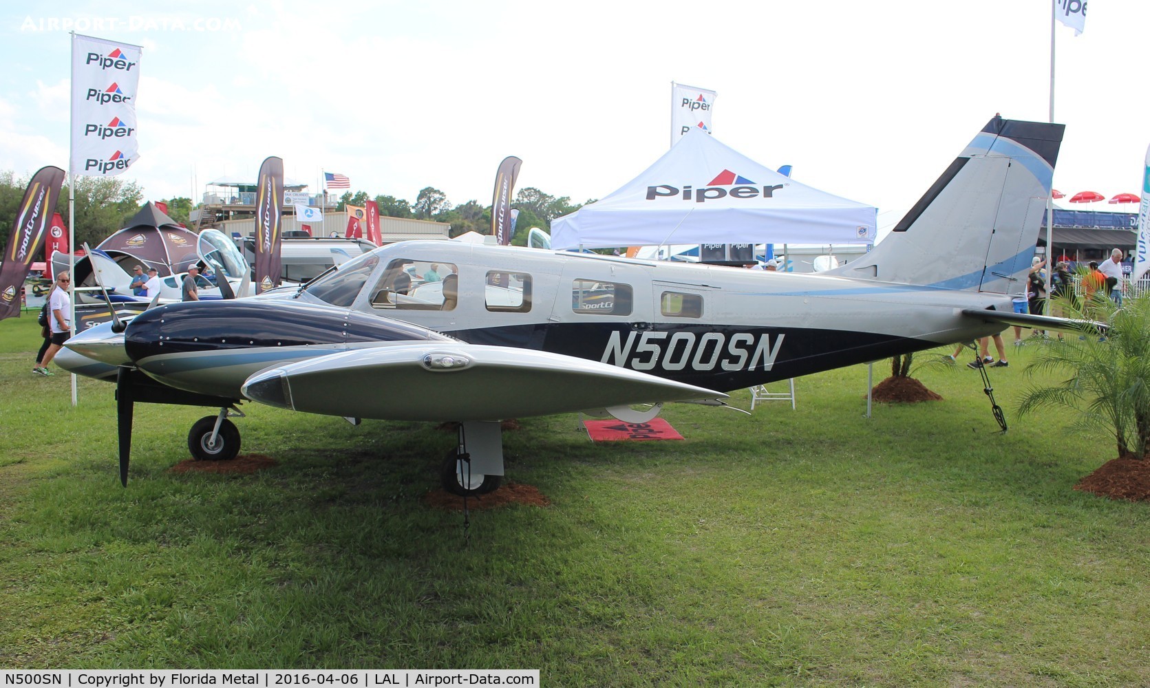 N500SN, 2014 Piper PA-34-220T C/N 3449500, Got a repaint in 2016 before being exported to Brazil