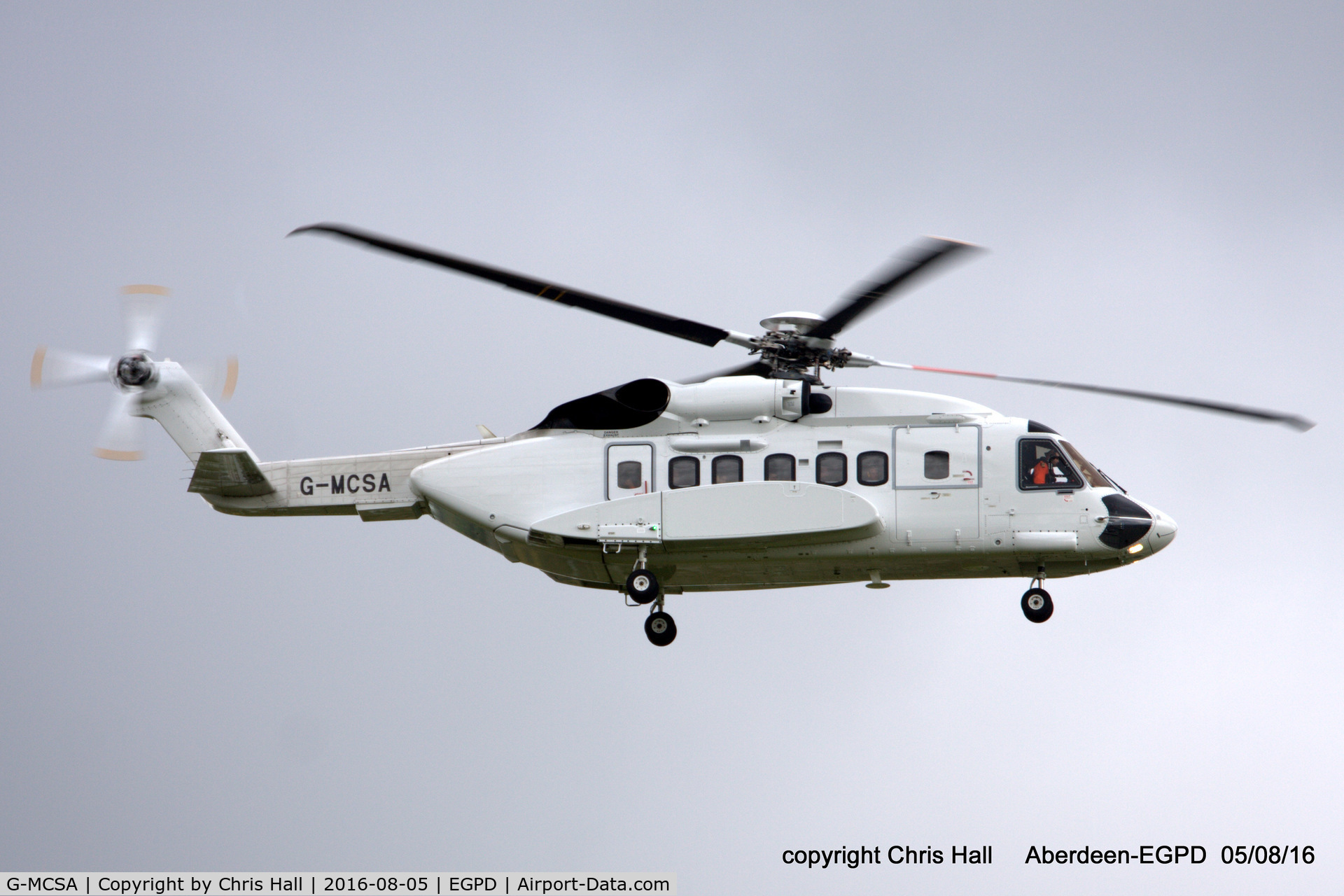 G-MCSA, 2015 Sikorsky S-92A C/N 920273, Babcock MCS Offshore