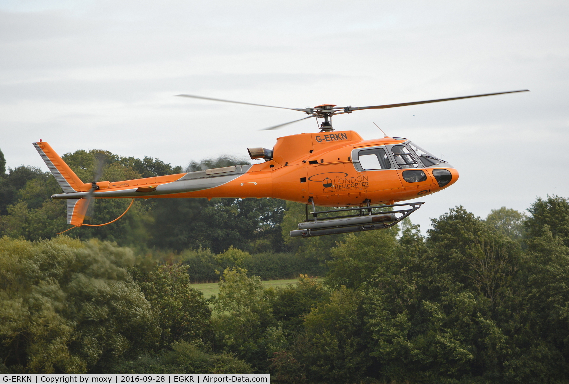 G-ERKN, 2002 Eurocopter AS-350B-3 Ecureuil Ecureuil C/N 3587, Eurocopter AS-350B-3 Ecureuil at Redhill. Ex EC-IHX