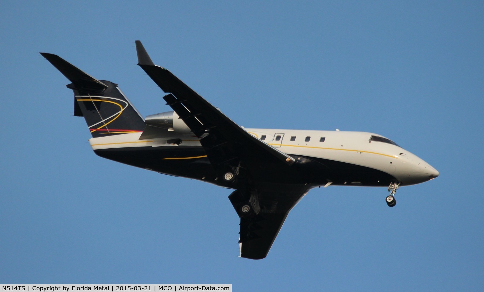 N514TS, Canadair Challenger 601-3A (CL-600-2B16) C/N 5014, Challenger 600