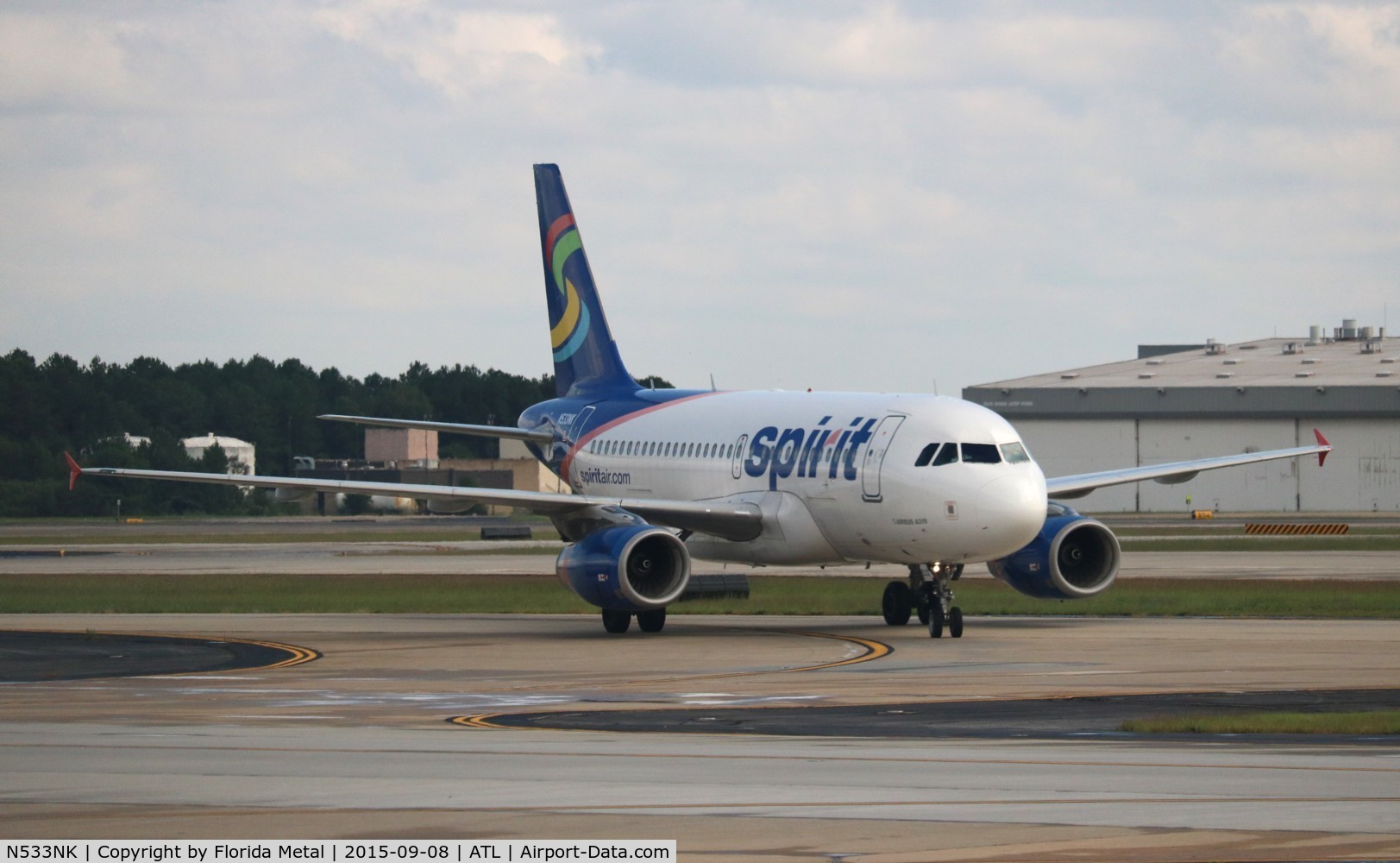 N533NK, 2008 Airbus A319-132 C/N 3393, Spirit