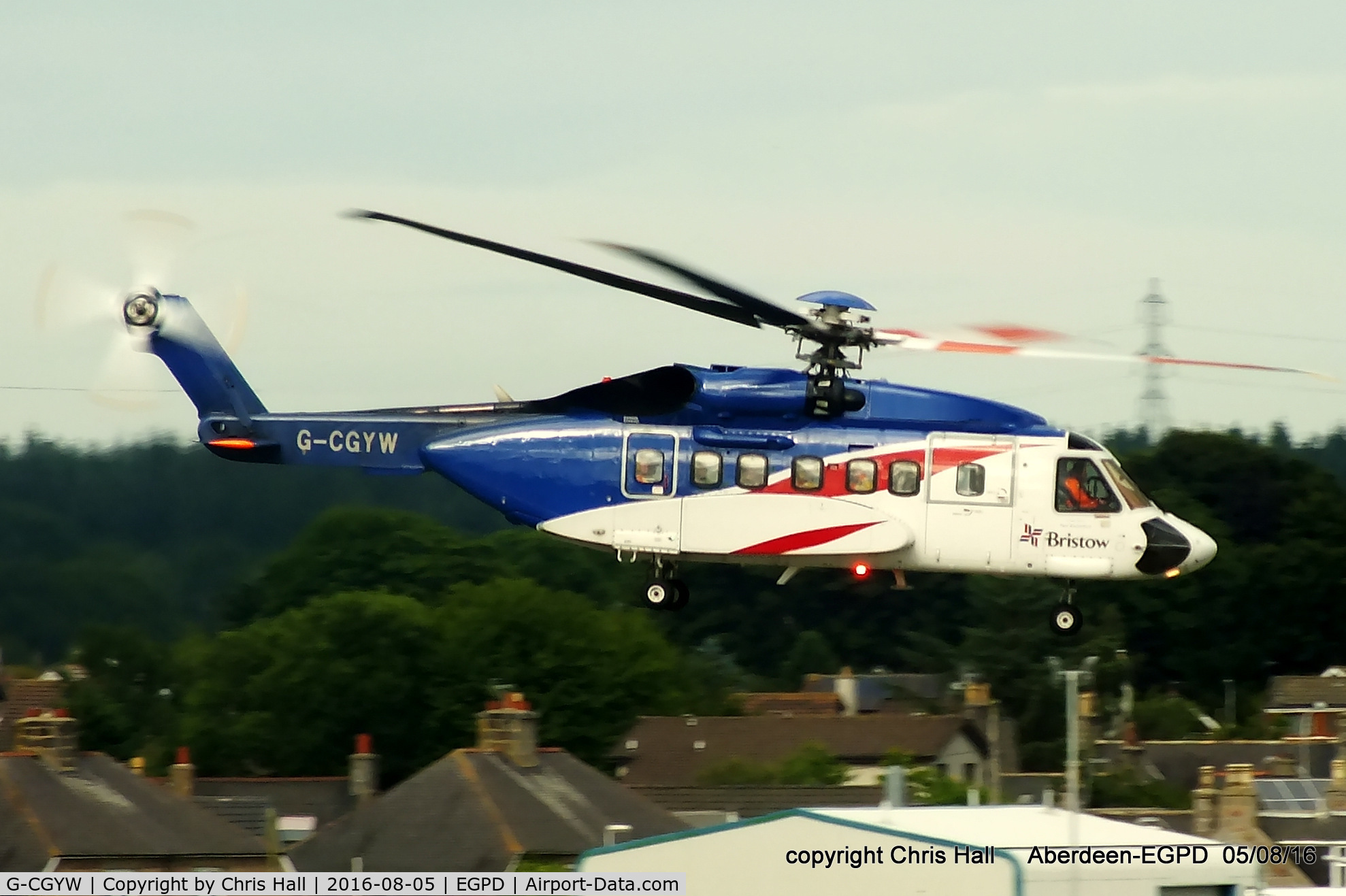 G-CGYW, 2011 Sikorsky S-92A C/N 920157, Bristow Helicopters
