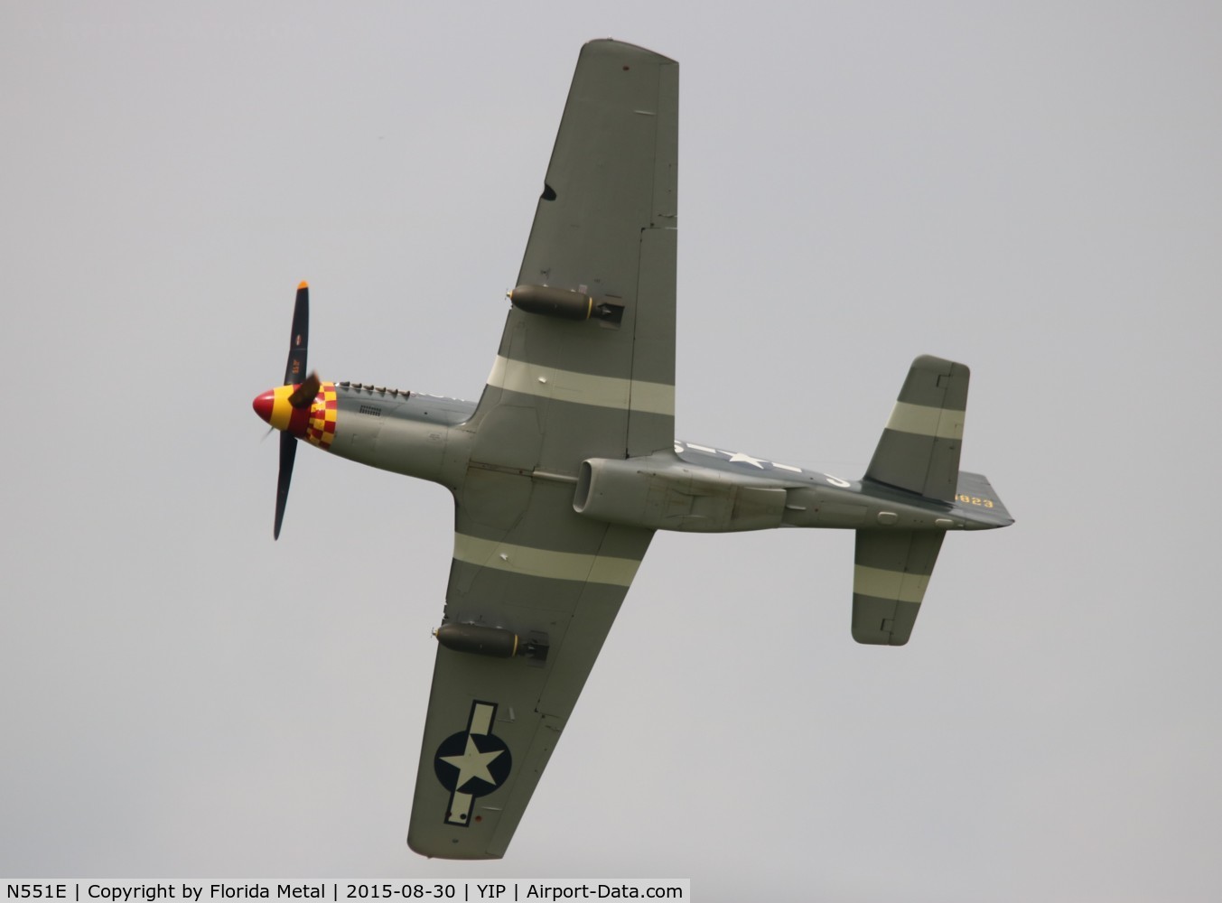 N551E, 1943 North American P-51B-1NA Mustang C/N 102-24700, Old Crow