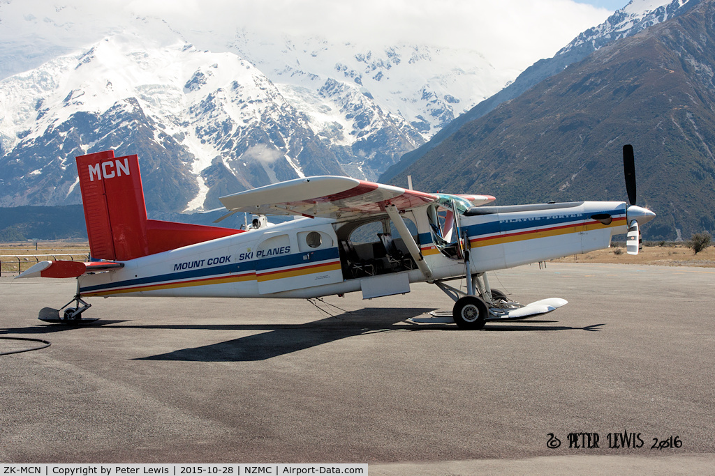 ZK-MCN, 1985 Pilatus PC-6/B2-H4 Turbo Porter C/N 824, Inflite Ski Planes Ltd., Mt Cook