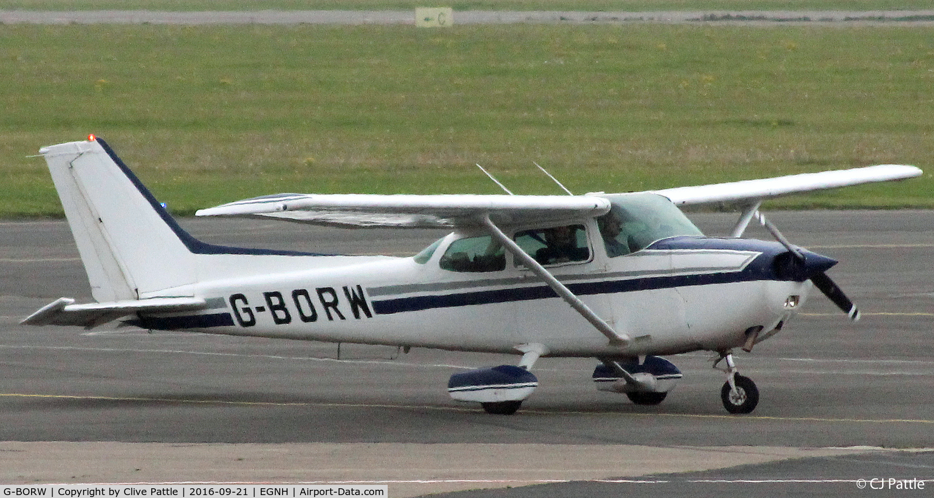 G-BORW, 1981 Cessna 172P C/N 172-74301, at Blackpool EGNH