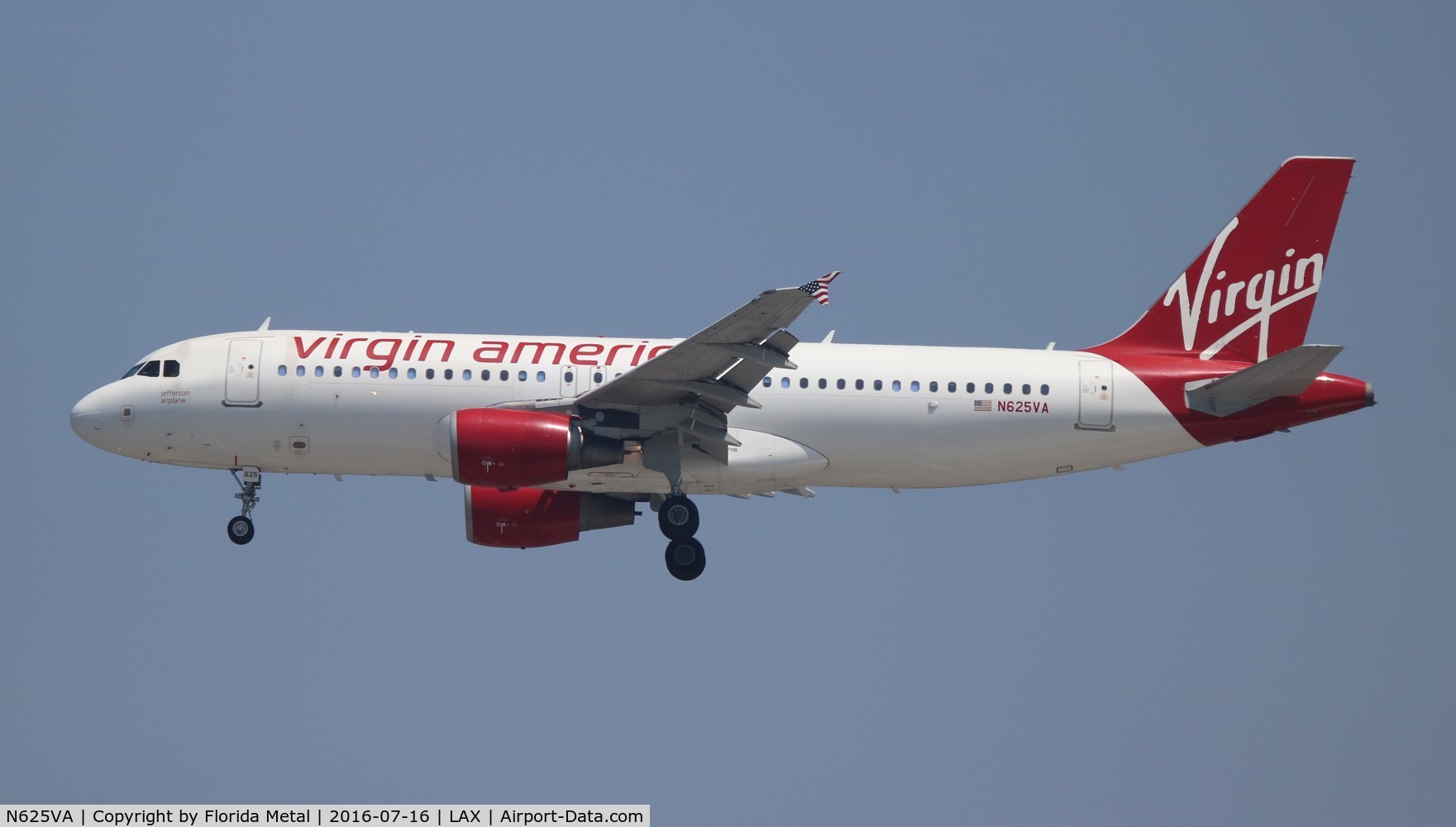 N625VA, 2006 Airbus A320-214 C/N 2800, Virgin America