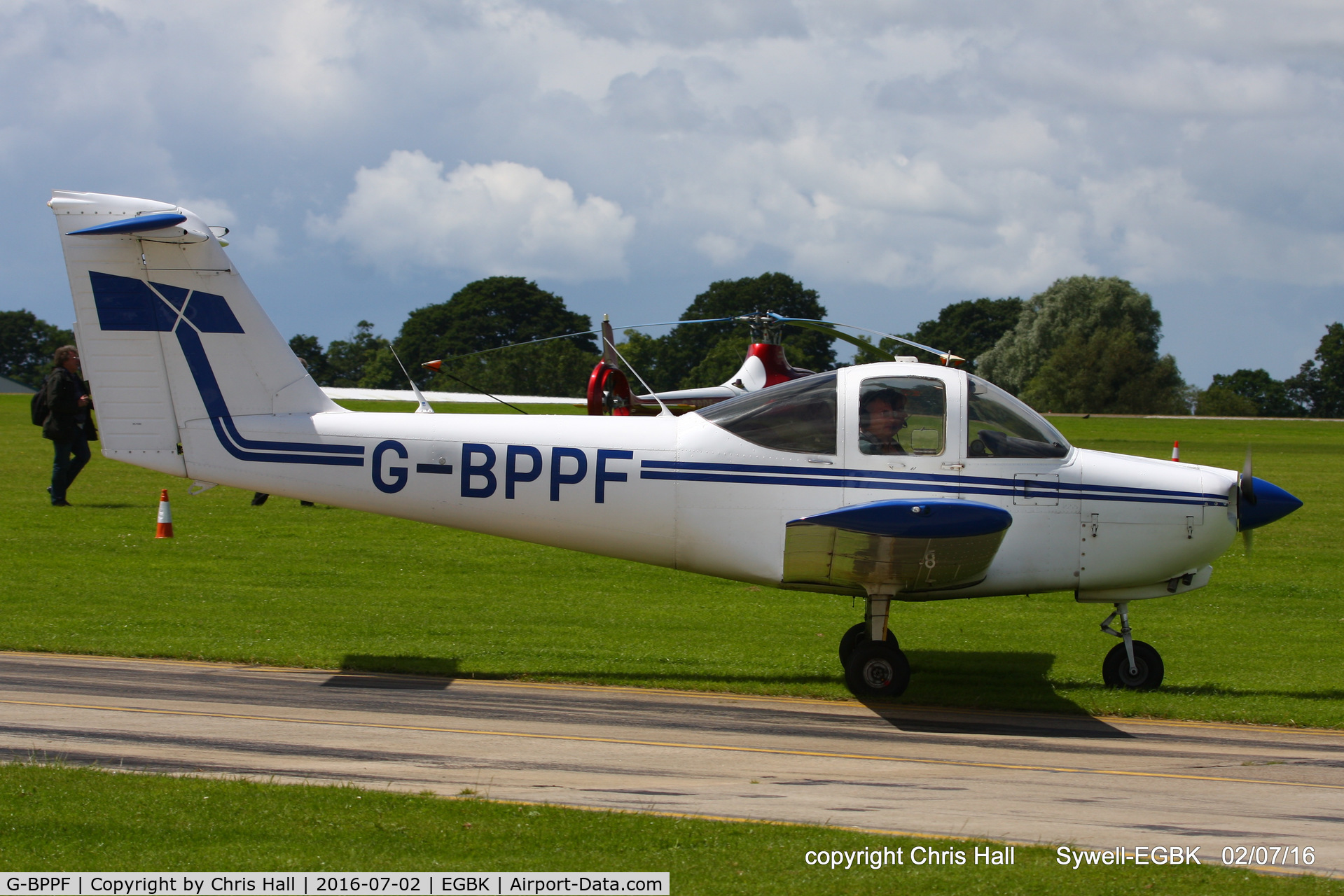 G-BPPF, 1979 Piper PA-38-112 Tomahawk Tomahawk C/N 38-79A0578, at Aeroexpo 2016