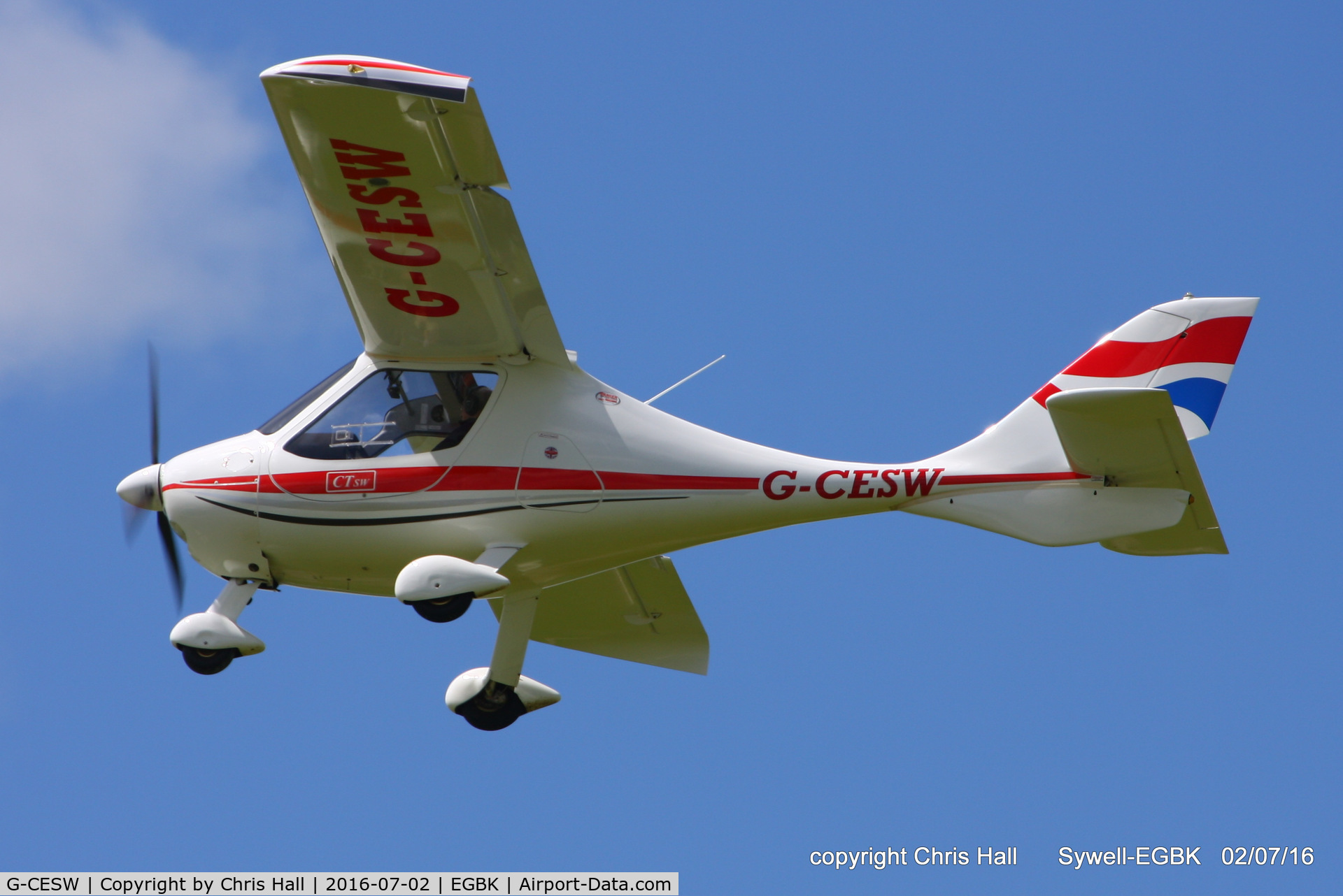 G-CESW, 2007 Flight Design CTSW C/N 8296, at Aeroexpo 2016