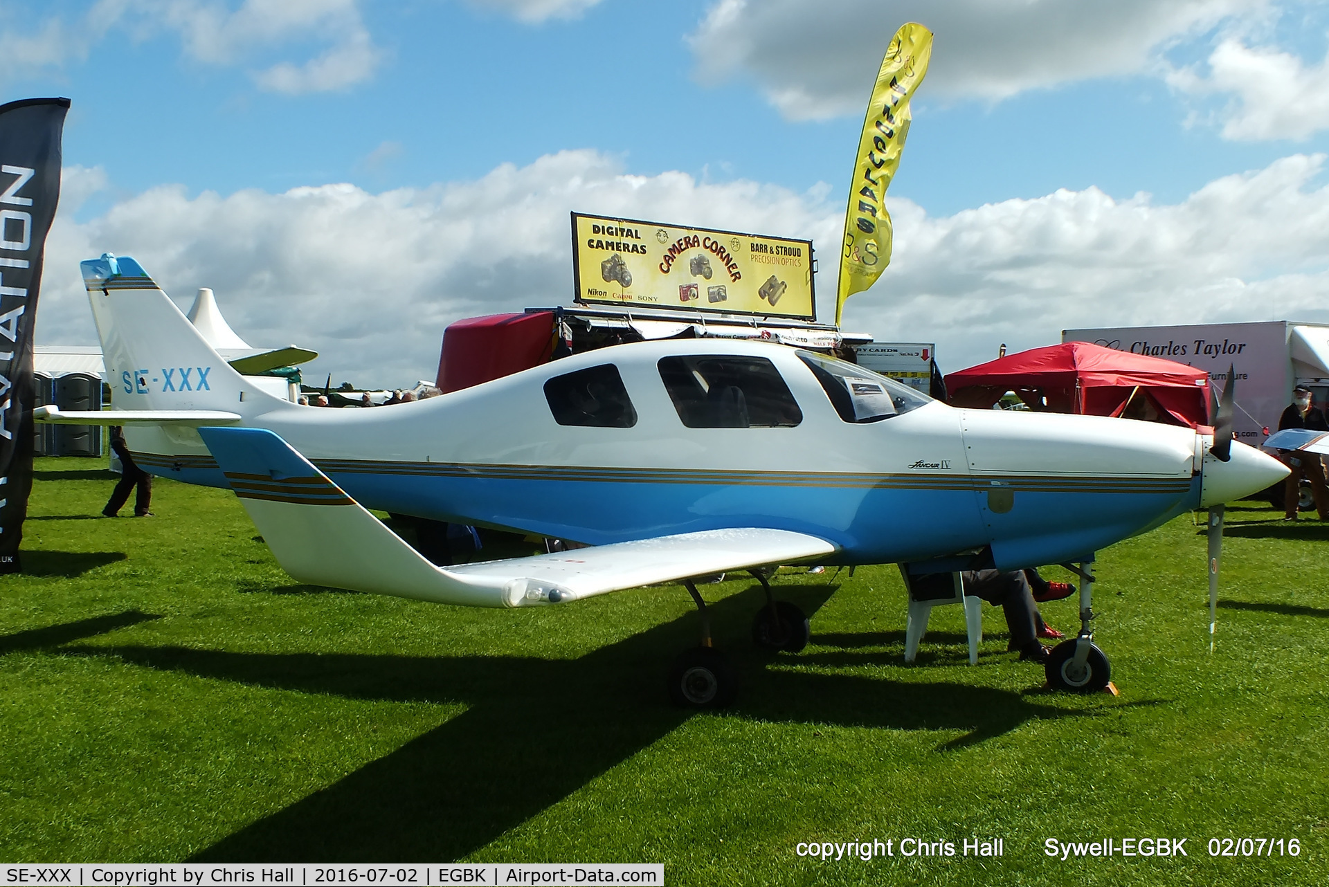 SE-XXX, 2011 Lancair IV C/N LIV-440-1085, at Aeroexpo 2016