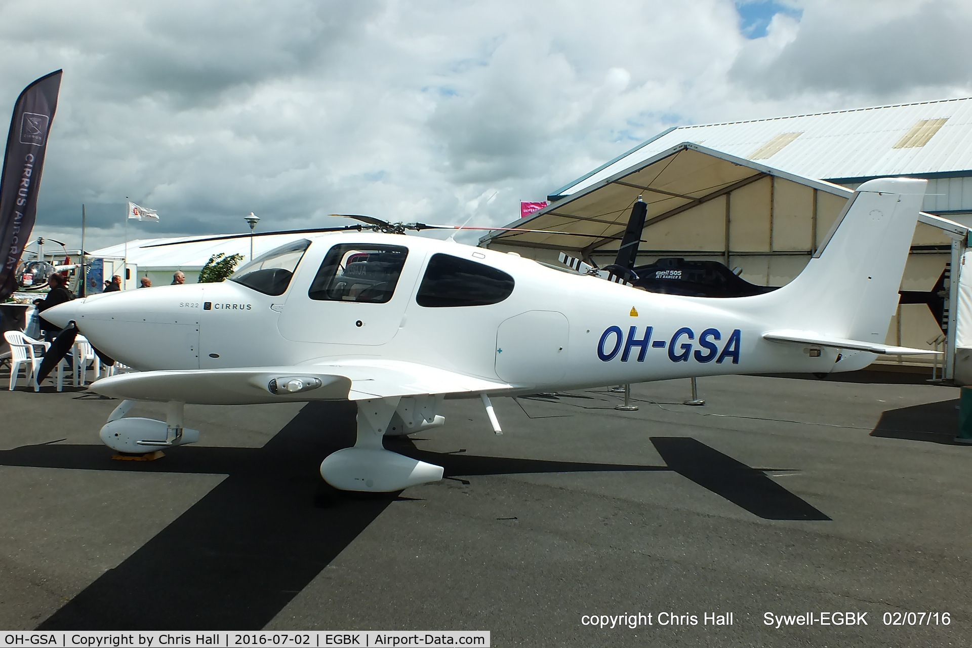 OH-GSA, Cirrus SR22 C/N 3630, at Aeroexpo 2016